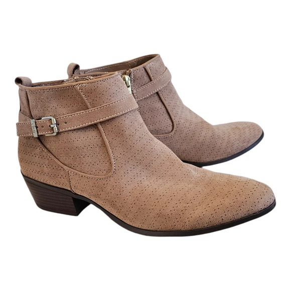 Circus Sam Edelman Phoenix perforated ankle boots tan size 10 - Picture 13 of 13